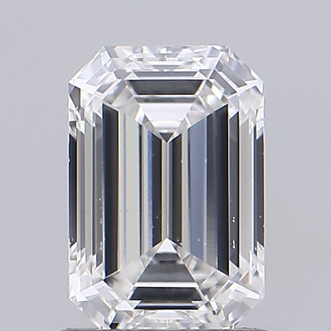 1.00 Carat Emerald Shaped, Ideal Cut, E Color, VS2 Clarity, IGI Certified Lab Grown Diamond