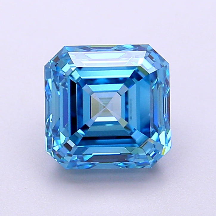2.50 Carat Asscher Shaped, Very Good Cut, VS1 Clarity, IGI Certified Lab Grown Diamond