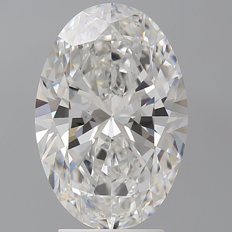 3.60 Carat Oval Shaped, Ideal Cut, E Color, VS2 Clarity, IGI Certified Lab Grown Diamond
