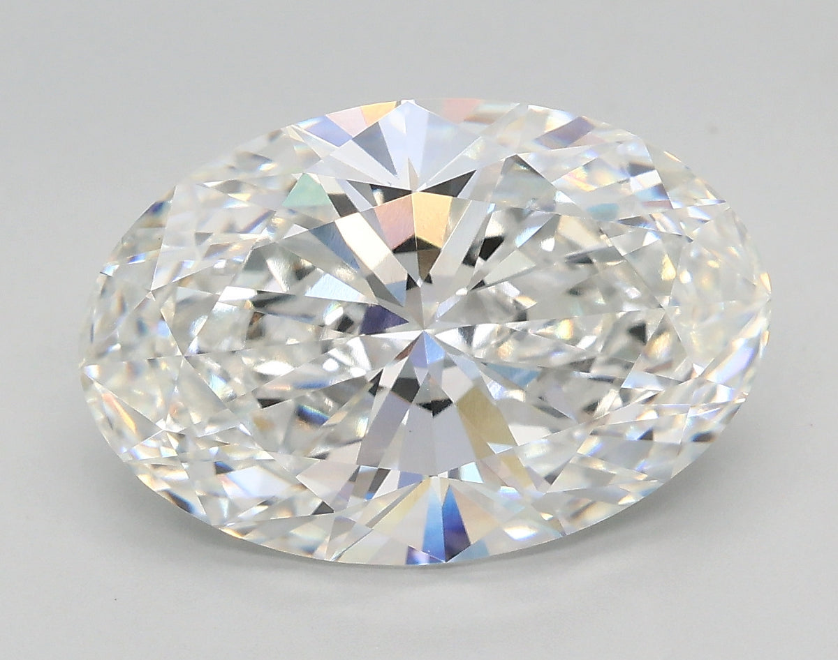 5.19 Carat Oval Shaped, Very Good Cut, F Color, VVS2 Clarity, IGI Certified Lab Grown Diamond