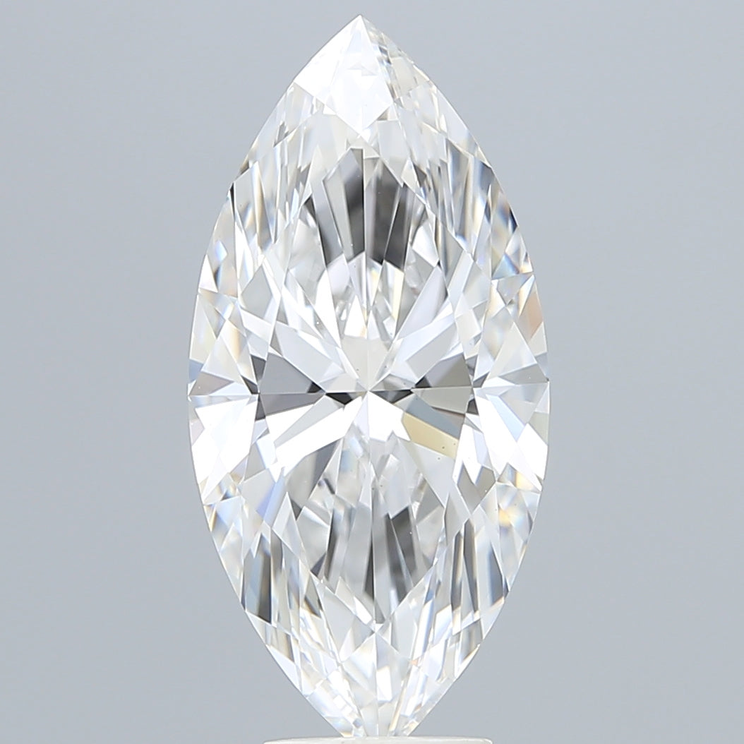 5.50 Carat Marquise Shaped, Ideal Cut, E Color, VS1 Clarity, IGI Certified Lab Grown Diamond