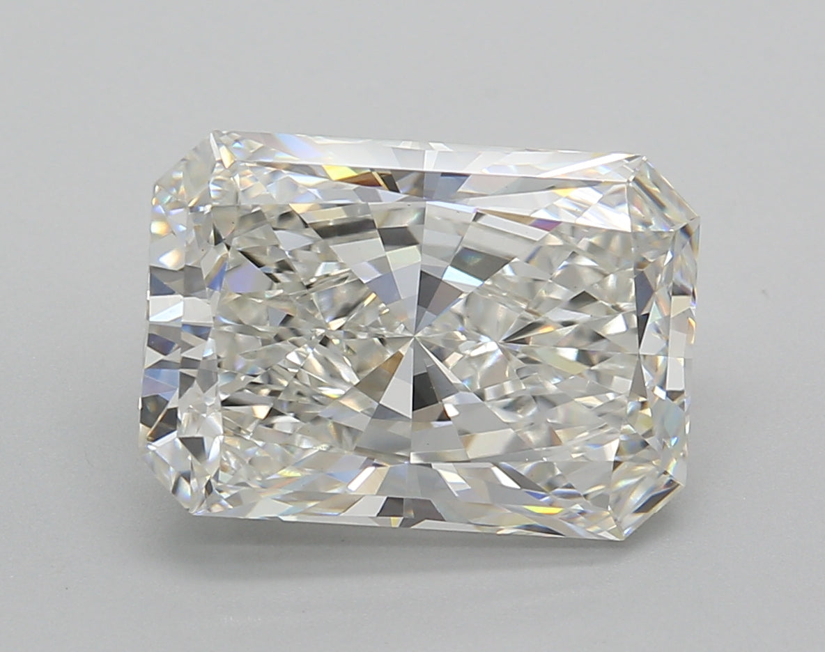 5.01 Carat Radiant Shaped, Ideal Cut, G Color, VVS2 Clarity, IGI Certified Lab Grown Diamond