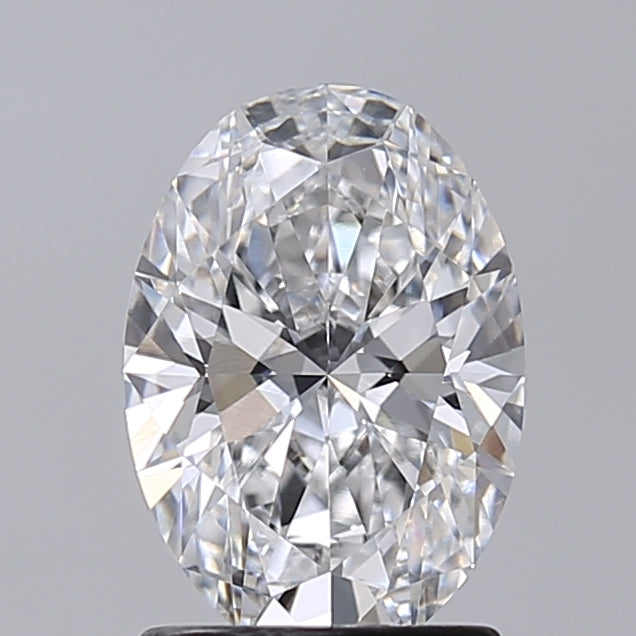 1.52 Carat Oval Shaped, Excellent Cut, D Color, VVS2 Clarity, IGI Certified Lab Grown Diamond