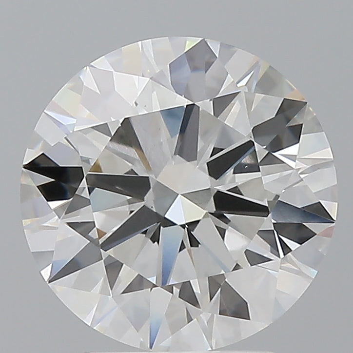3.54 Carat Round Shaped, Ideal Cut, F Color, VVS2 Clarity, IGI Certified Lab Grown Diamond