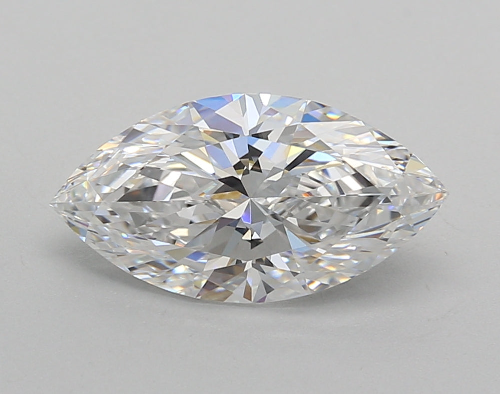 2.02 Carat Marquise Shaped, Excellent Cut, D Color, VVS2 Clarity, IGI Certified Lab Grown Diamond