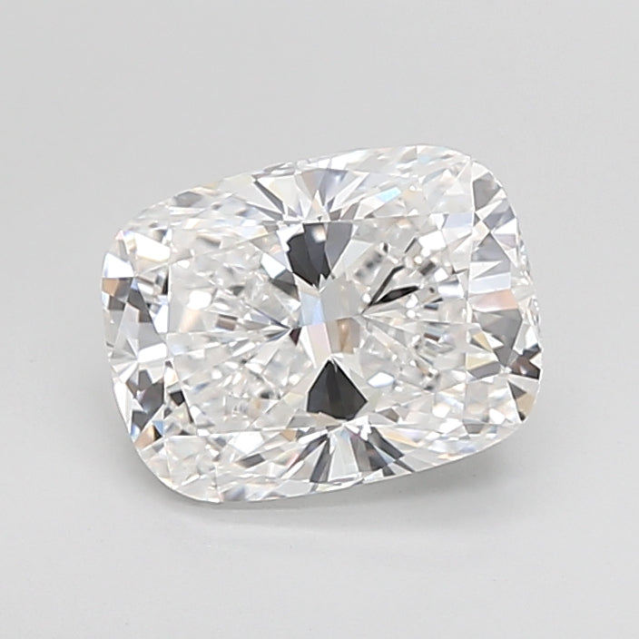 3.02 Carat Cushion Shaped, Ideal Cut, D Color, VVS2 Clarity, IGI Certified Lab Grown Diamond