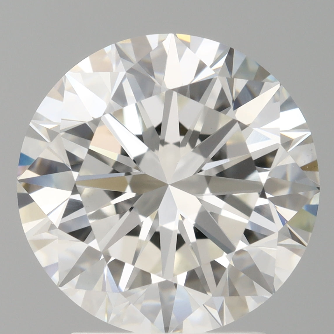 3.00 Carat Round Shaped, Excellent Cut, E Color, VVS2 Clarity, IGI Certified Lab Grown Diamond