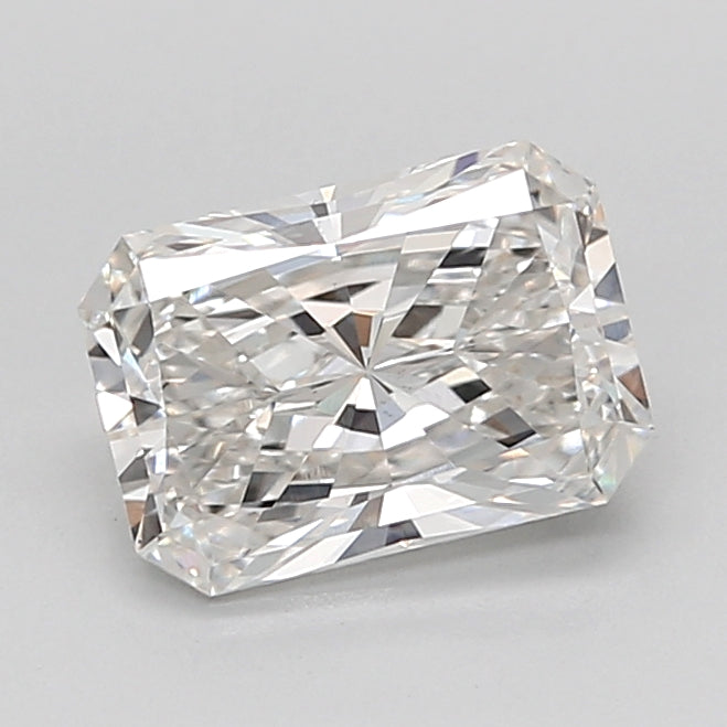 1.52 Carat Radiant Shaped, Ideal Cut, F Color, VS1 Clarity, IGI Certified Lab Grown Diamond