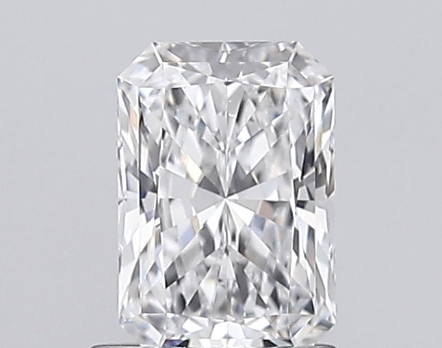 1.09 Carat Radiant Shaped, Ideal Cut, D Color, VVS1 Clarity, IGI Certified Lab Grown Diamond