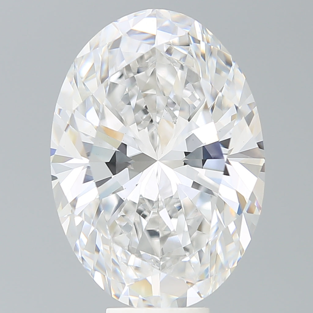 11.28 Carat Oval Shaped, Excellent Cut, E Color, VS1 Clarity, IGI Certified Lab Grown Diamond