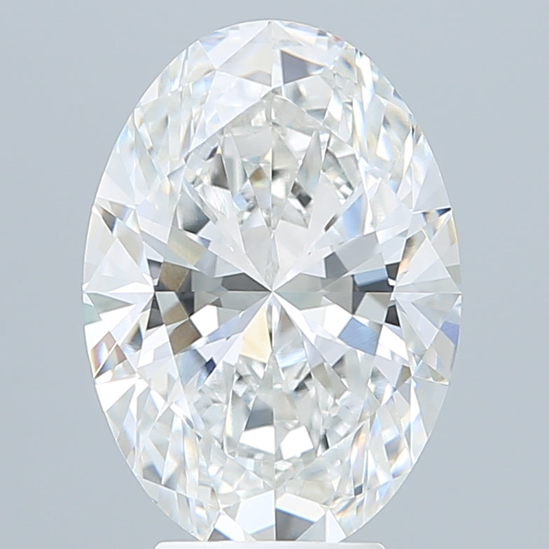 5.06 Carat Oval Shaped, Ideal Cut, E Color, VVS2 Clarity, IGI Certified Lab Grown Diamond