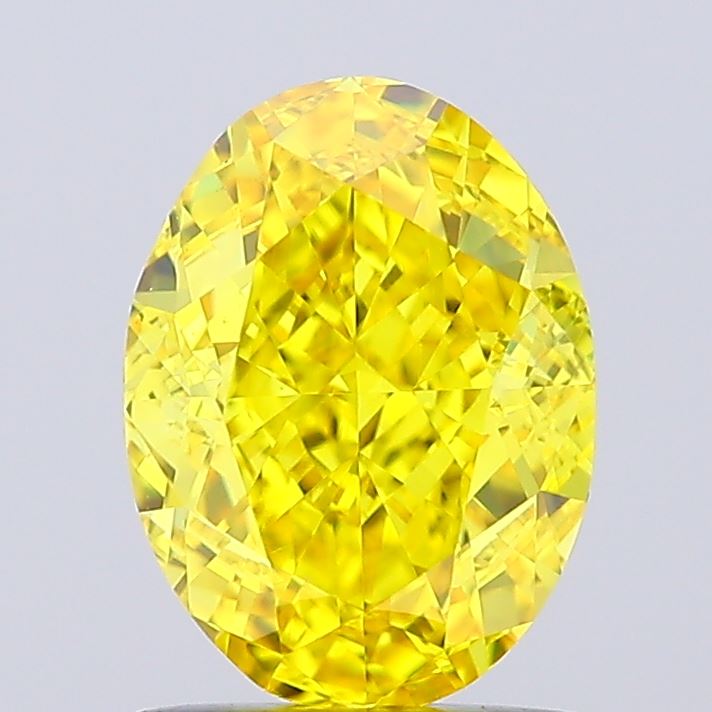 1.57 Carat Oval Shaped, Very Good Cut, VVS2 Clarity, IGI Certified Lab Grown Diamond