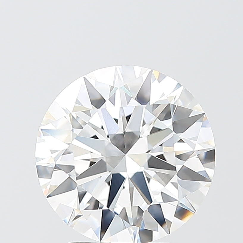 3.00 Carat Round Shaped, Ideal Cut, E Color, VVS2 Clarity, IGI Certified Lab Grown Diamond