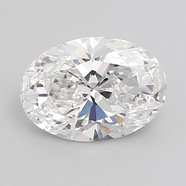 3.07 Carat Oval Shaped, Ideal Cut, D Color, VS2 Clarity, IGI Certified Lab Grown Diamond