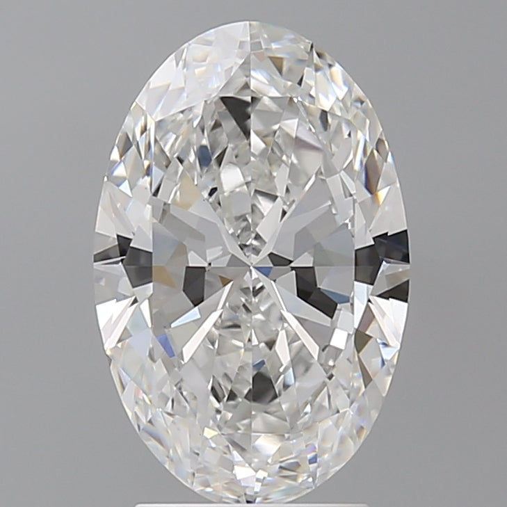 3.01 Carat Oval Shaped, Excellent Cut, E Color, VVS2 Clarity, IGI Certified Lab Grown Diamond