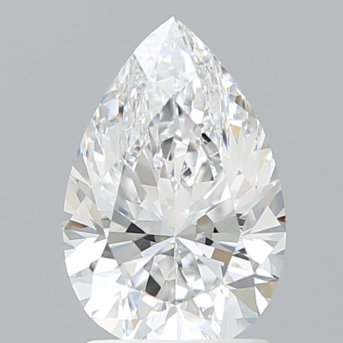 2.08 Carat Pear Shaped, Excellent Cut, D Color, VVS2 Clarity, IGI Certified Lab Grown Diamond