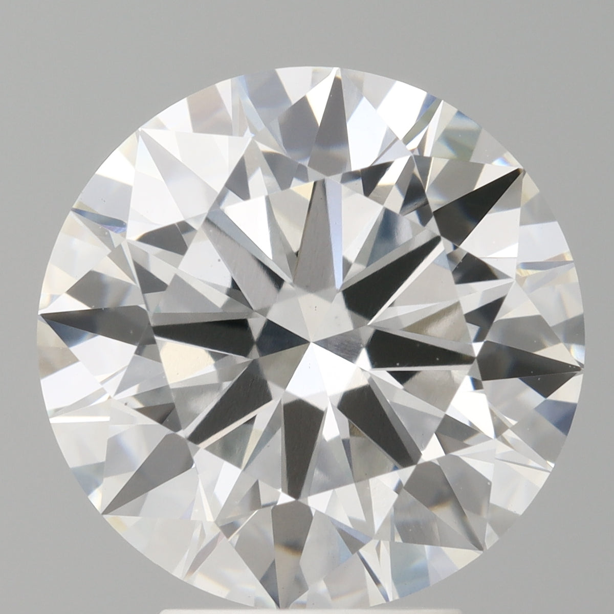 4.60 Carat Round Shaped, Ideal Cut, E Color, VVS2 Clarity, IGI Certified Lab Grown Diamond