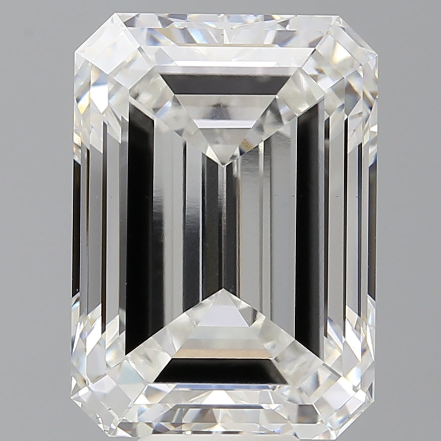 11.03 Carat Emerald Shaped, Ideal Cut, F Color, VS1 Clarity, IGI Certified Lab Grown Diamond