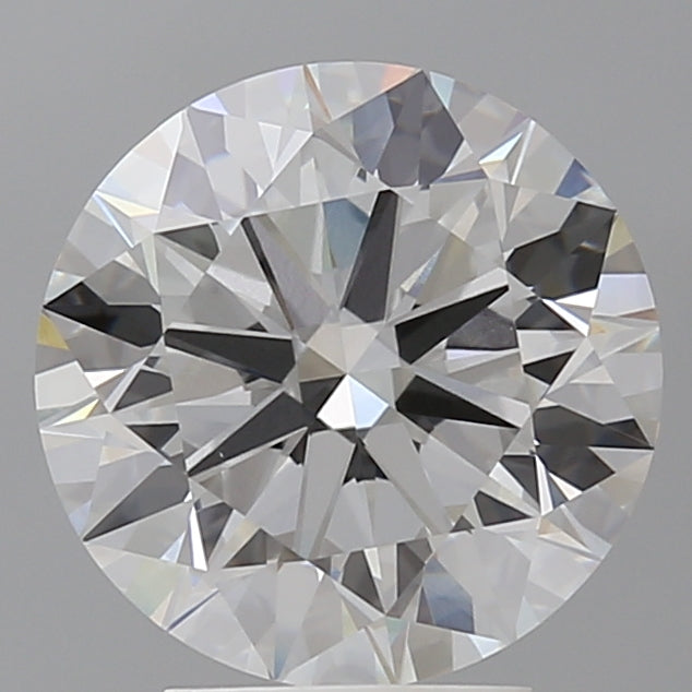 4.02 Carat Round Shaped, Ideal Cut, E Color, VVS2 Clarity, IGI Certified Lab Grown Diamond