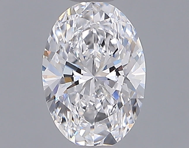 0.76 Carat Oval Shaped, Ideal Cut, D Color, VVS1 Clarity, IGI Certified Lab Grown Diamond