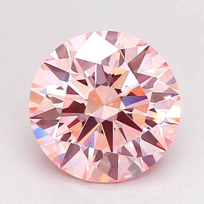 2.50 Carat Round Shaped, Ideal Cut, VS1 Clarity, IGI Certified Lab Grown Diamond
