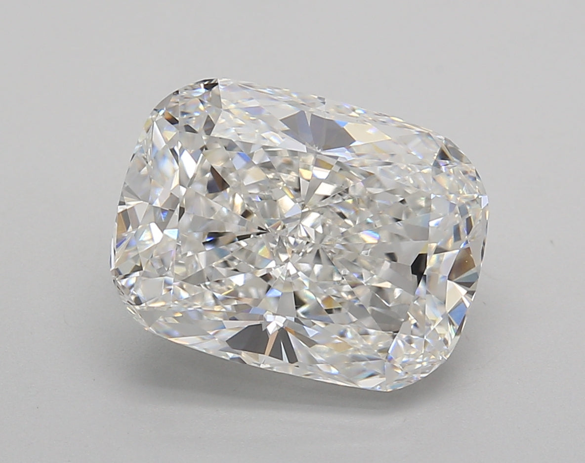 5.02 Carat Elongated Cushion Shaped, Very Good Cut, E Color, VVS2 Clarity, IGI Certified Lab Grown Diamond