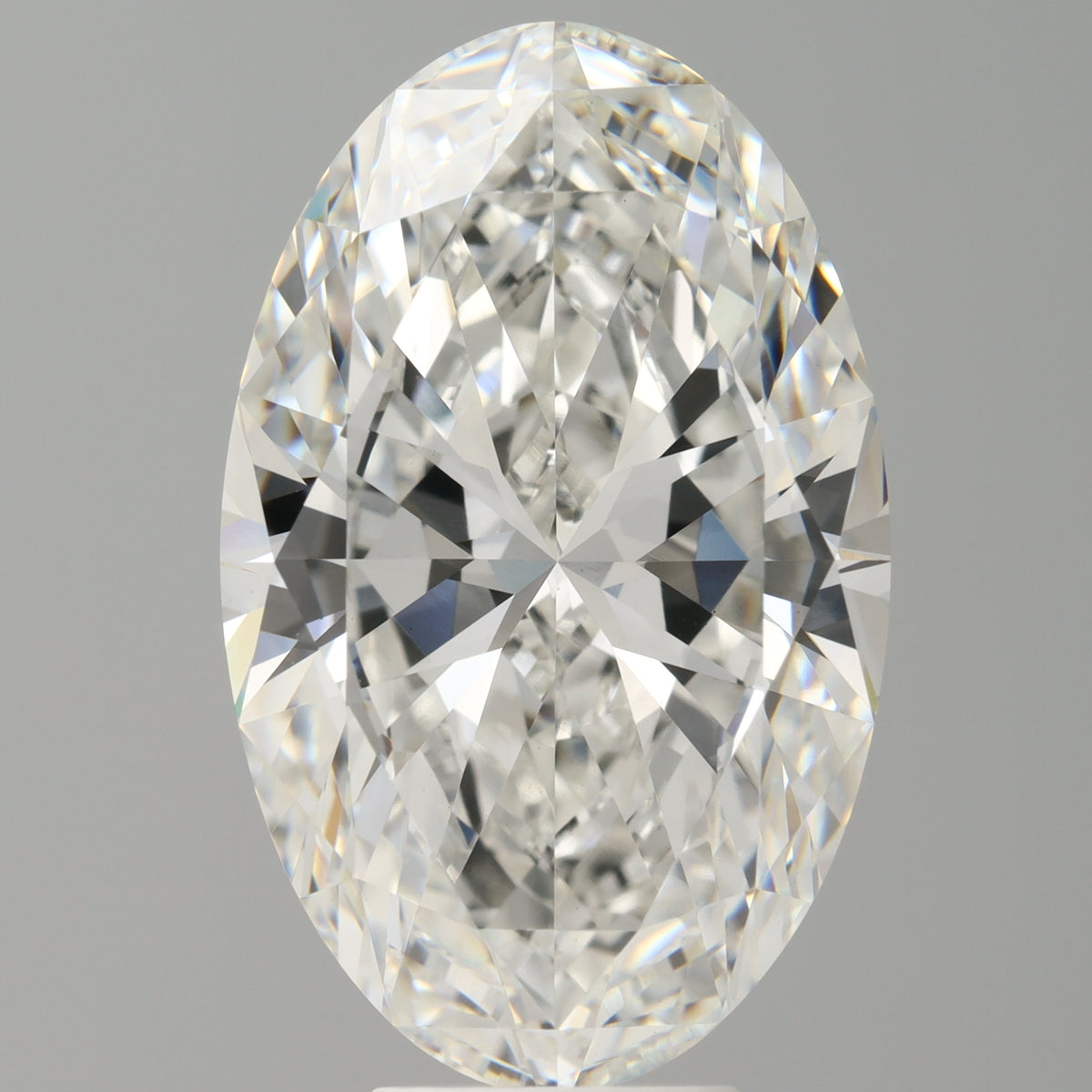 8.09 Carat Oval Shaped, Ideal Cut, F Color, VVS2 Clarity, IGI Certified Lab Grown Diamond