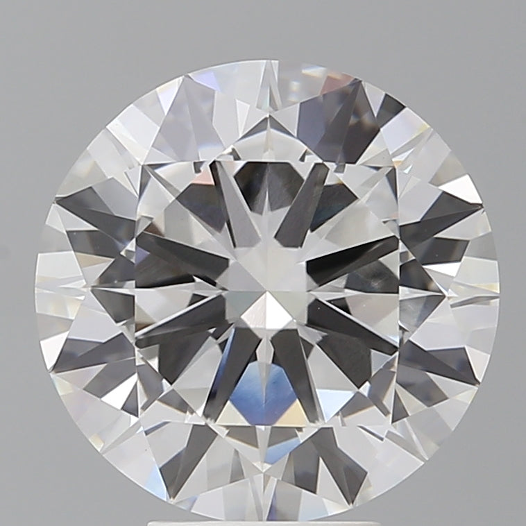 6.01 Carat Round Shaped, Excellent Cut, E Color, VVS2 Clarity, IGI Certified Lab Grown Diamond
