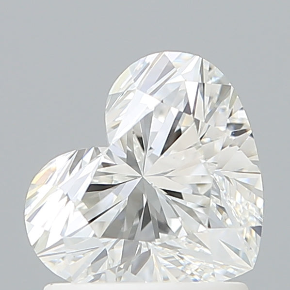 1.31 Carat Heart Shaped, Ideal Cut, E Color, VVS1 Clarity, IGI Certified Lab Grown Diamond