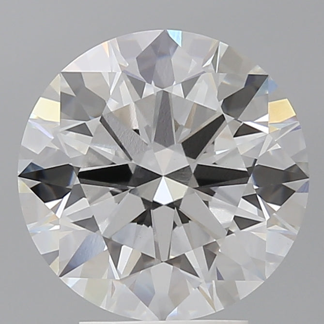 4.04 Carat Round Shaped, Ideal Cut, E Color, VVS2 Clarity, IGI Certified Lab Grown Diamond
