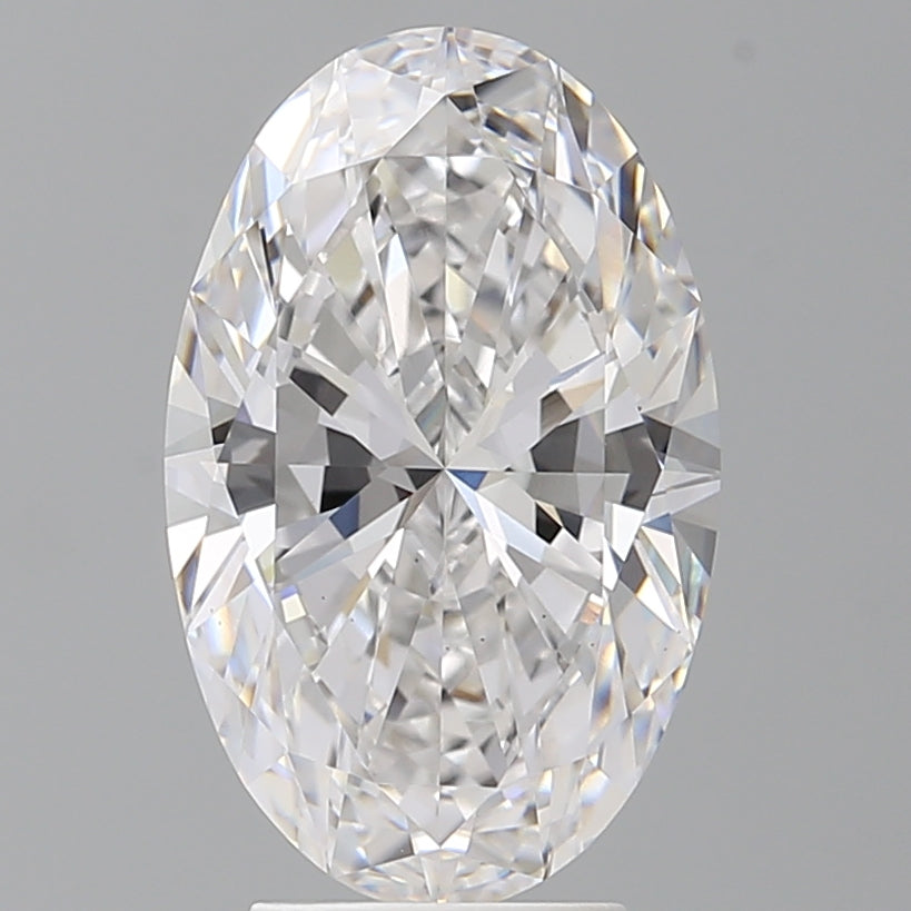 4.08 Carat Oval Shaped, Ideal Cut, D Color, VS1 Clarity, IGI Certified Lab Grown Diamond