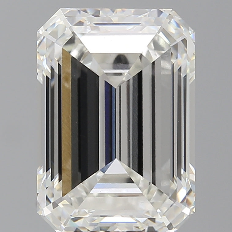 7.03 Carat Emerald Shaped, Ideal Cut, F Color, VVS2 Clarity, IGI Certified Lab Grown Diamond