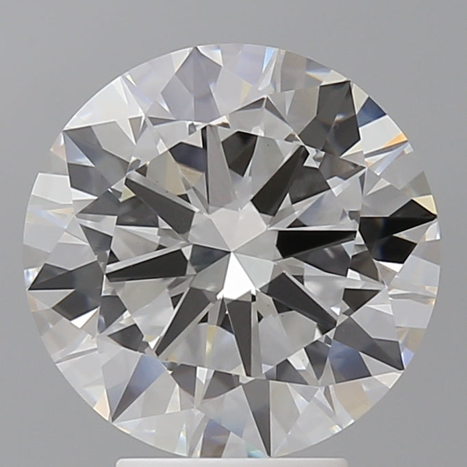 4.55 Carat Round Shaped, Excellent Cut, F Color, VVS2 Clarity, IGI Certified Lab Grown Diamond