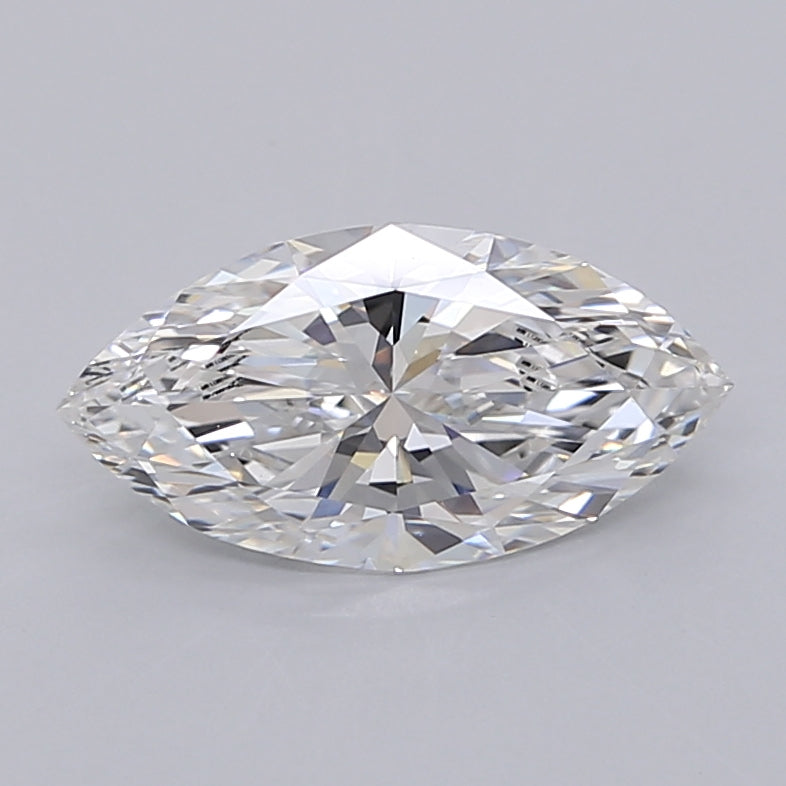 1.54 Carat Marquise Shaped, Excellent Cut, E Color, VVS2 Clarity, IGI Certified Lab Grown Diamond