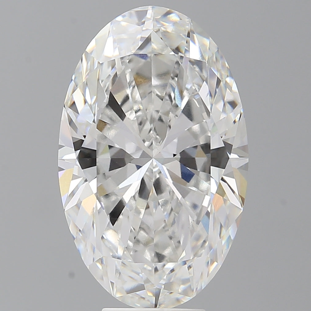 8.06 Carat Oval Shaped, Ideal Cut, E Color, VS1 Clarity, IGI Certified Lab Grown Diamond
