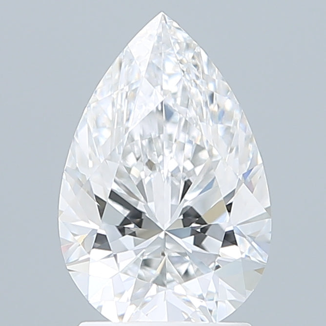 2.06 Carat Pear Shaped, Excellent Cut, D Color, VVS2 Clarity, IGI Certified Lab Grown Diamond