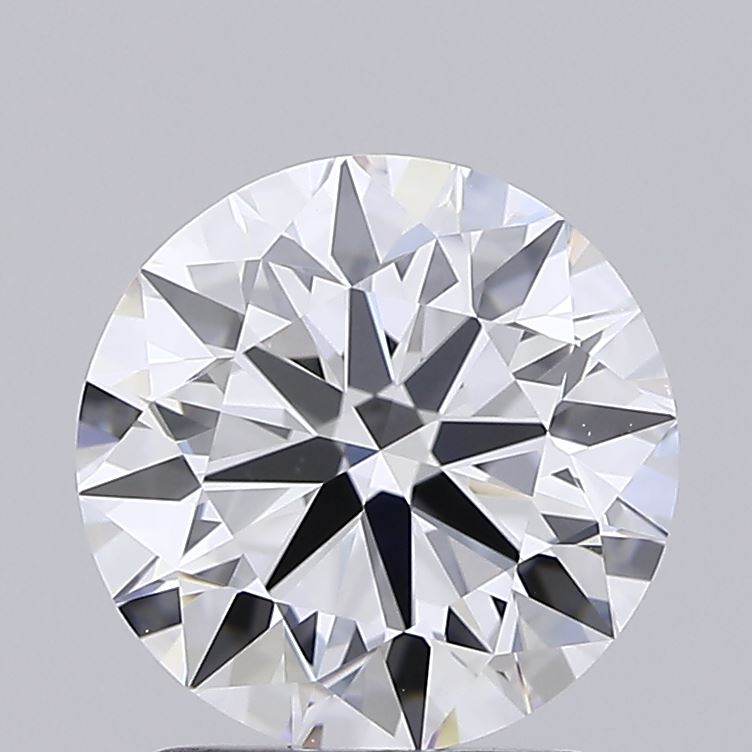 2.05 Carat Round Shaped, Ideal Cut, E Color, FL Clarity, IGI Certified Lab Grown Diamond