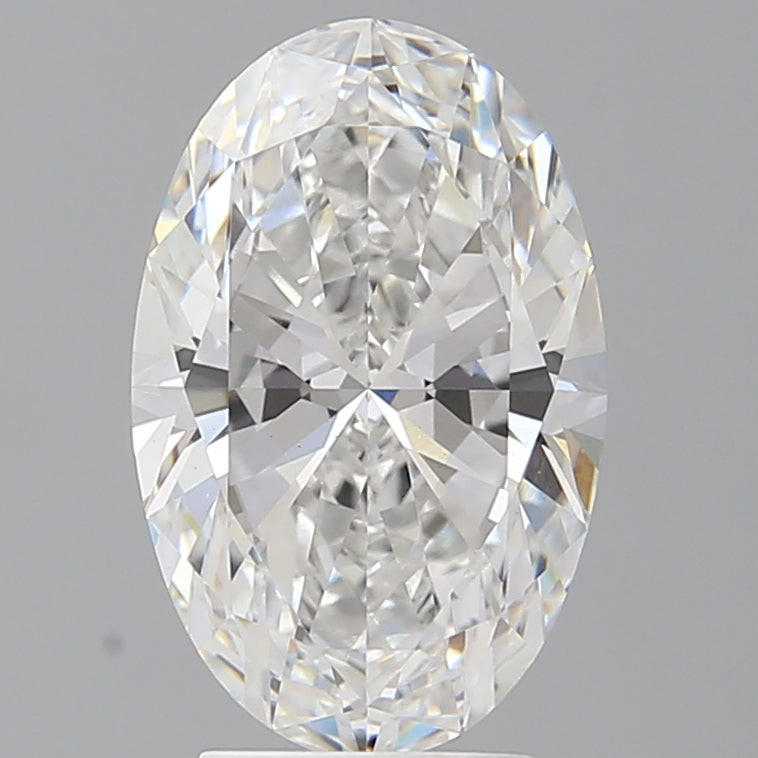 3.60 Carat Oval Shaped, Ideal Cut, D Color, VS1 Clarity, IGI Certified Lab Grown Diamond