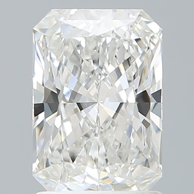 1.71 Carat Radiant Shaped, Excellent Cut, E Color, VVS1 Clarity, IGI Certified Lab Grown Diamond