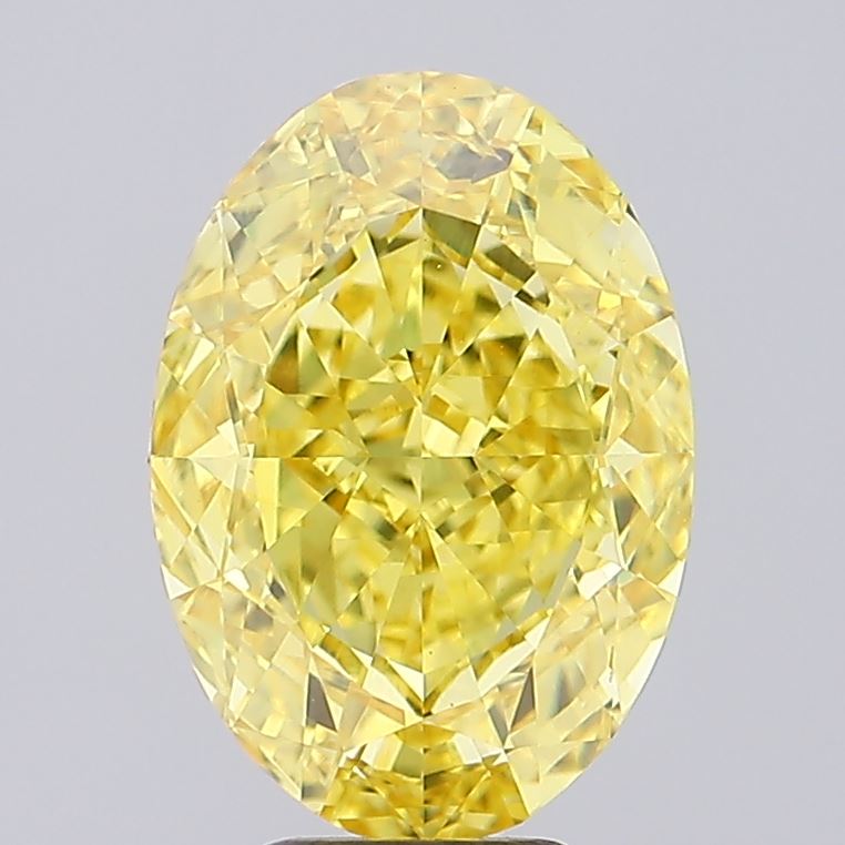 7.08 Carat Oval Shaped, Excellent Cut, VVS2 Clarity, IGI Certified Lab Grown Diamond