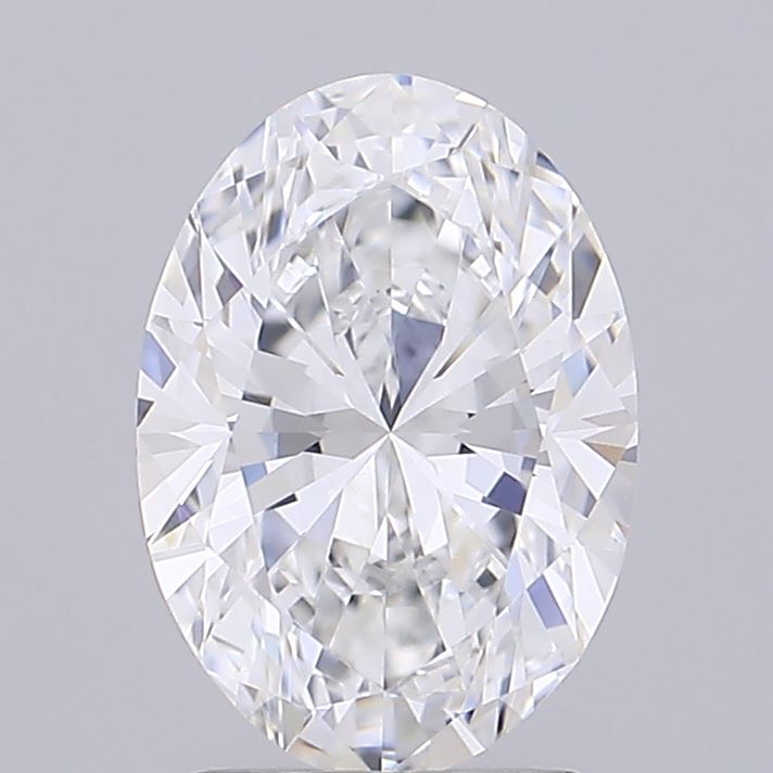 2.05 Carat Oval Shaped, Ideal Cut, E Color, IF Clarity, IGI Certified Lab Grown Diamond