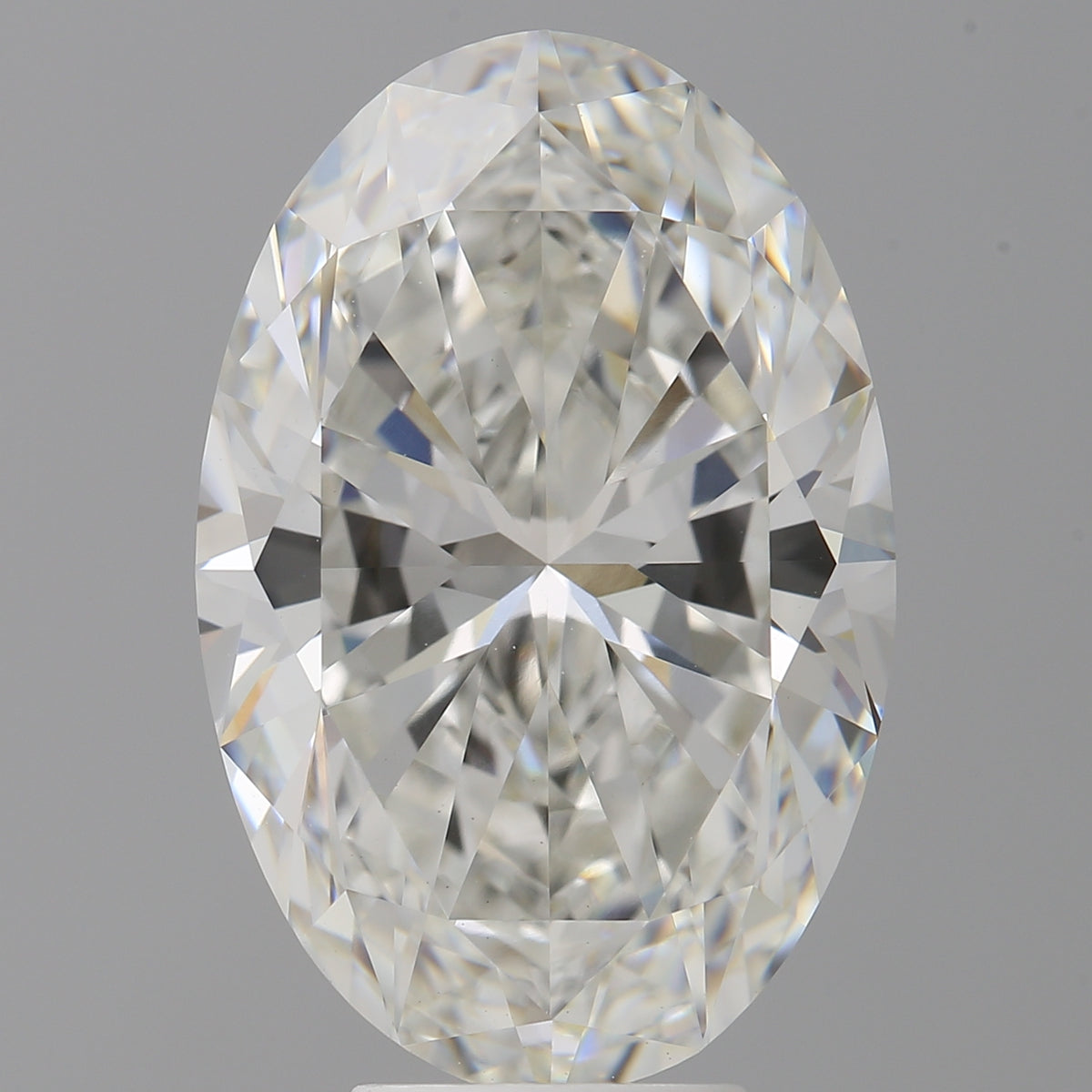 7.02 Carat Oval Shaped, Excellent Cut, F Color, VVS2 Clarity, IGI Certified Lab Grown Diamond