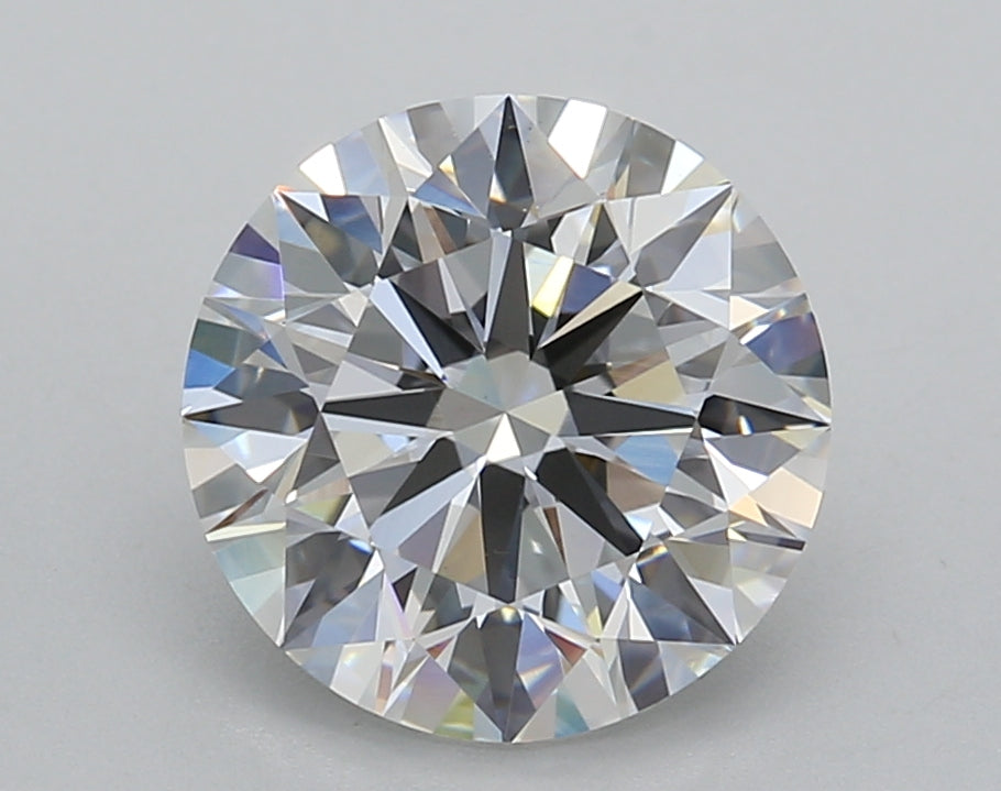 3.01 Carat Round Shaped, Excellent Cut, E Color, VVS2 Clarity, IGI Certified Lab Grown Diamond