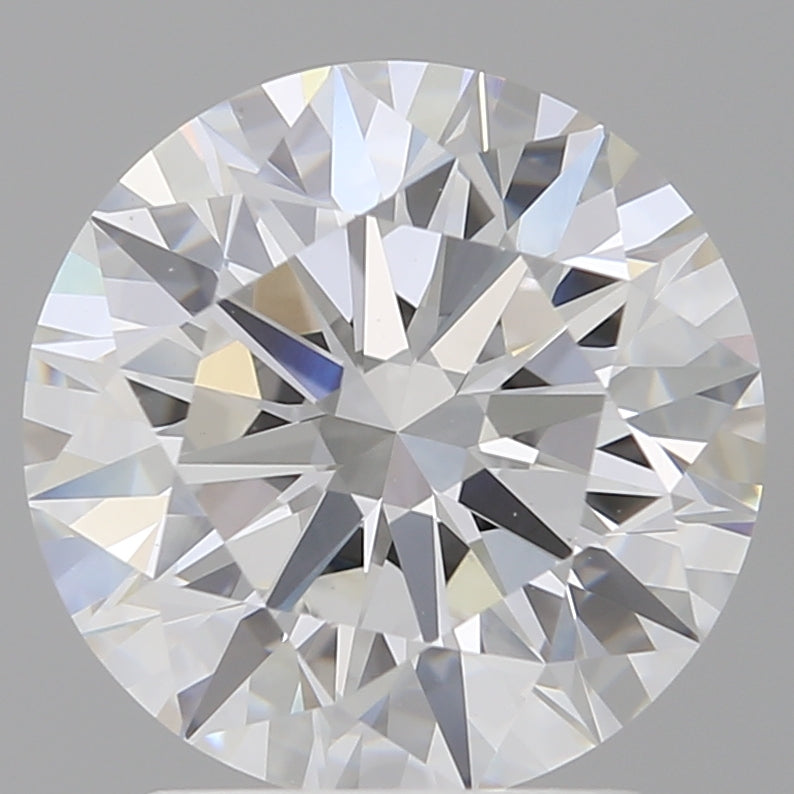 2.53 Carat Round Shaped, Ideal Cut, D Color, VVS2 Clarity, IGI Certified Lab Grown Diamond