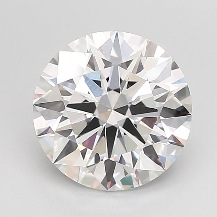 4.03 Carat Round Shaped, Ideal Cut, E Color, VVS2 Clarity, IGI Certified Lab Grown Diamond