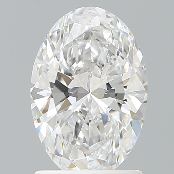 1.56 Carat Oval Shaped, Ideal Cut, D Color, VVS2 Clarity, IGI Certified Lab Grown Diamond