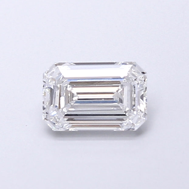 0.62 Carat Emerald Shaped, Very Good Cut, D Color, VS1 Clarity, IGI Certified Lab Grown Diamond