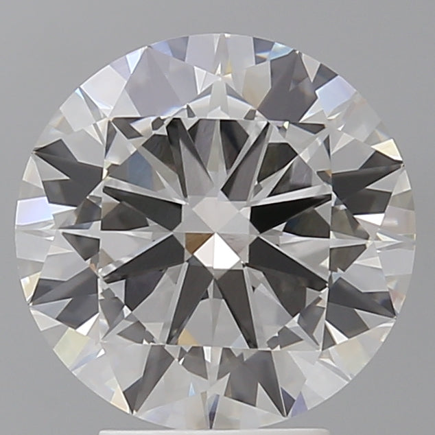 4.01 Carat Round Shaped, Excellent Cut, F Color, VVS2 Clarity, IGI Certified Lab Grown Diamond
