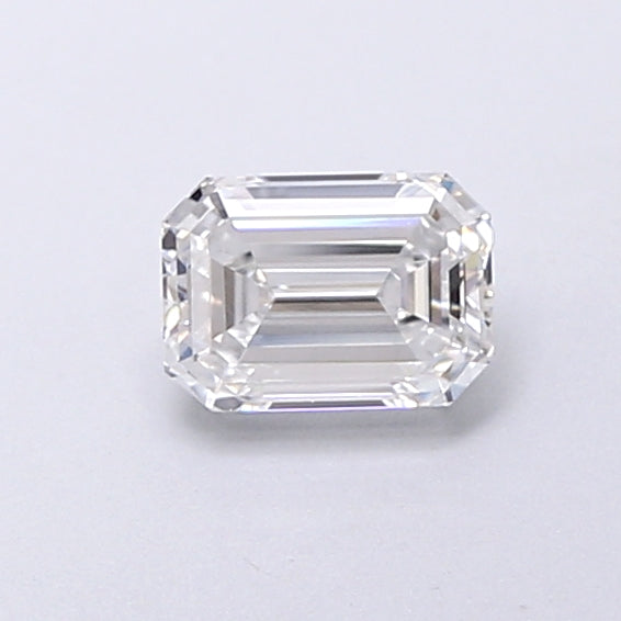 0.54 Carat Emerald Shaped, Very Good Cut, D Color, VVS2 Clarity, IGI Certified Lab Grown Diamond