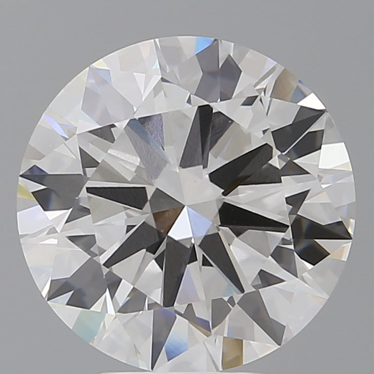 6.05 Carat Round Shaped, Excellent Cut, E Color, VVS2 Clarity, IGI Certified Lab Grown Diamond